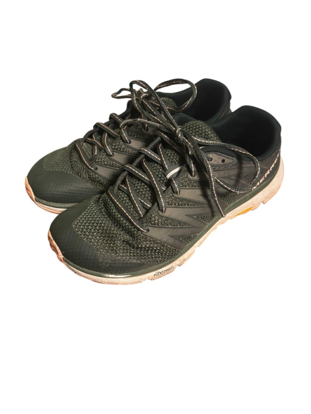 Womens Merrell Bare Access XTR Dragonfly Green Trail Shoes Size 7 - Picture 2 of 7